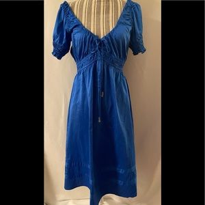 Calypso Christiane Celle Blue Silk Dress